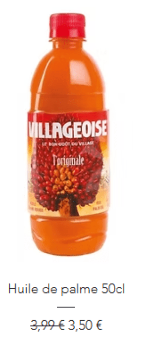 Huile rouge de palme 50cl